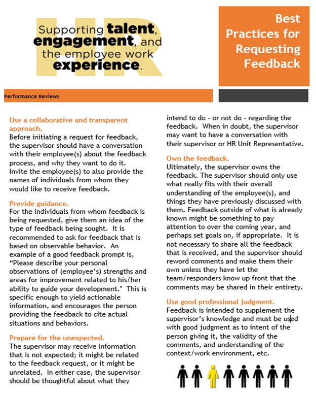 image of best practices for requesting feedback article